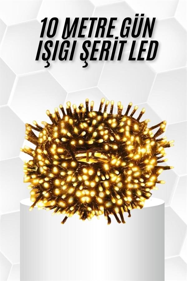 10 Metre Led Işık Gün Işığı Her Ortama Uygun Ampüllü 10 Metre Led Işık Gün Işığı Her Ortama Uygun Ampüllü