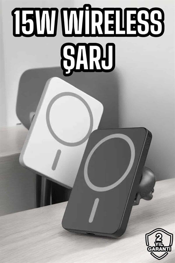 İOS Uyumlu Manyetik Tasarım Magsafe İphone 12/13/14/15 Uyumlu Powerbank İOS Uyumlu Manyetik Tasarım Magsafe İphone 12/13/14/15 Uyumlu Powerbank