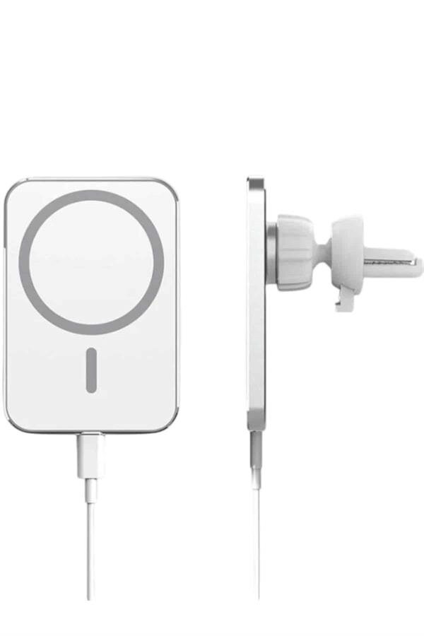 Kablosuz Şarj Aleti Magsafe Araç Içi Manyetik Şarj 15W İOS Uyumlu Kablosuz Şarj Aleti Magsafe Araç Içi Manyetik Şarj 15W İOS Uyumlu
