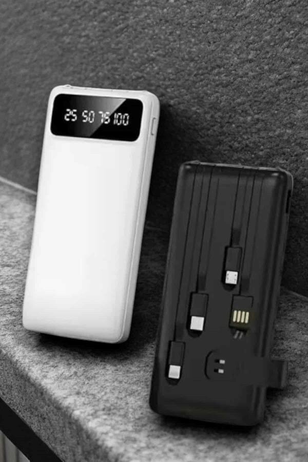 Powerbank 20.000 Mah LCD Ekran USB Lightning Type-C Uyumlu İOS ve Android Powerbank 20.000 Mah LCD Ekran USB Lightning Type-C Uyumlu İOS ve Android