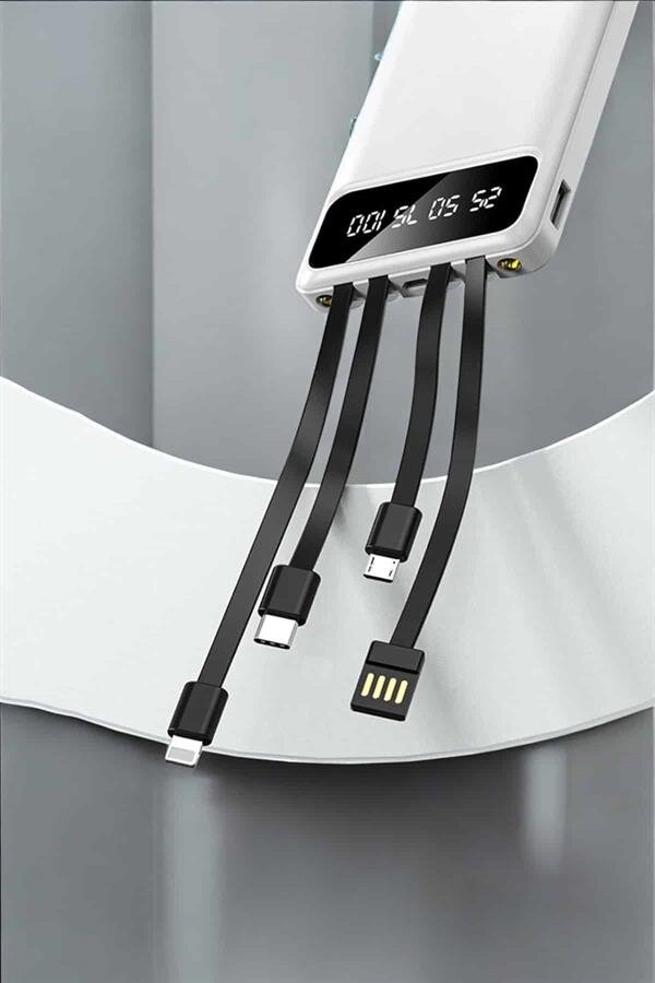 Powerbank 20.000 Mah LCD Ekran USB Lightning Type-C Uyumlu İOS ve Android Powerbank 20.000 Mah LCD Ekran USB Lightning Type-C Uyumlu İOS ve Android