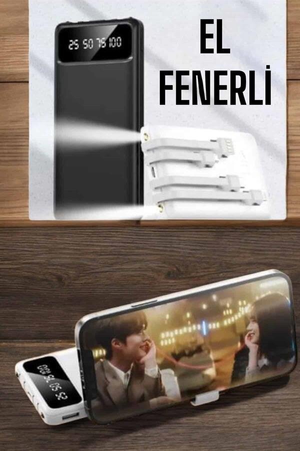20.000 Mah Led Işıklı LCD Ekran USB Girişli Type-C Lightning Powerbank 20.000 Mah Led Işıklı LCD Ekran USB Girişli Type-C Lightning Powerbank