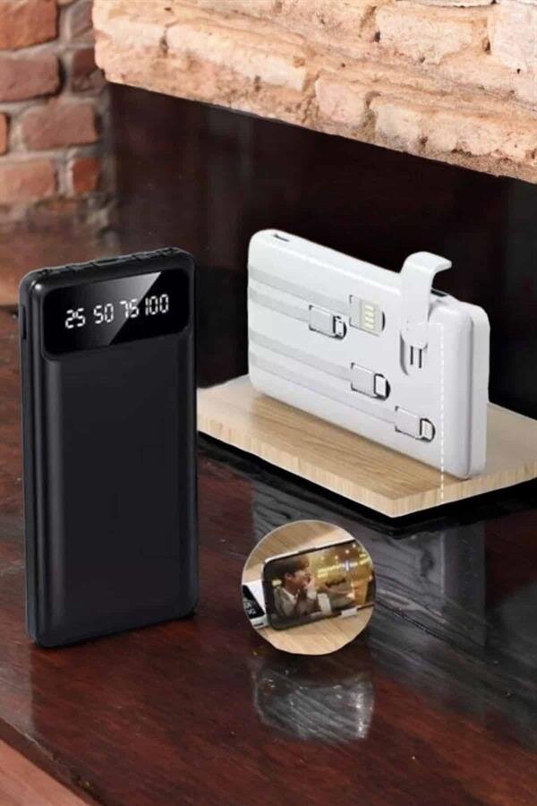 Powerbank 20.000 Mah Dijital Göstergeli LCD Ekran Uzun Pil Ömrü Powerbank 20.000 Mah Dijital Göstergeli LCD Ekran Uzun Pil Ömrü