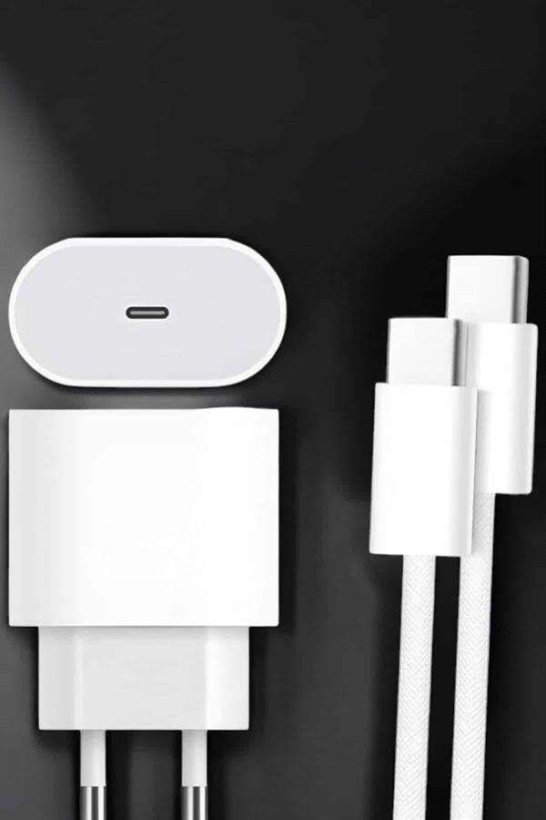 Güç Adaptörü ve Kablosu Şarj Aleti 15/15 Pro Max Uyumlu Hızlı Şarj Güç Adaptörü ve Kablosu Şarj Aleti 15/15 Pro Max Uyumlu Hızlı Şarj
