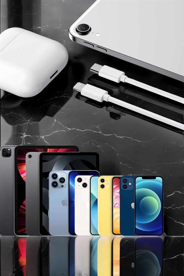 Iphone Uyumlu İOS Uyumlu Lightning Hızlı Şarj Tye C Lightning Şarj Kablosu Iphone Uyumlu İOS Uyumlu Lightning Hızlı Şarj Tye C Lightning Şarj Kablosu