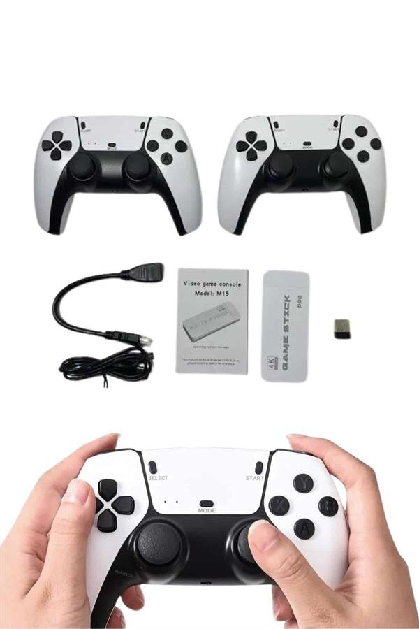 Game Stick 4K Retro Çift Kollu Atari Oyunlari +20000 Oyunlu Konsol Nostalji Game Stick 4K Retro Çift Kollu Atari Oyunlari +20000 Oyunlu Konsol Nostalji