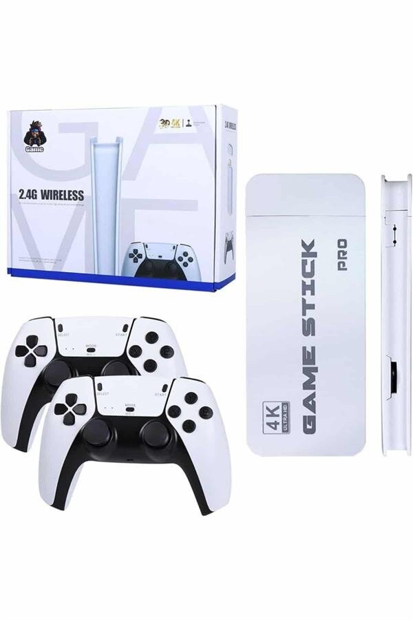 Game Stick 4K Retro Çift Kollu Atari Oyunlari +20000 Oyunlu Konsol Nostalji Game Stick 4K Retro Çift Kollu Atari Oyunlari +20000 Oyunlu Konsol Nostalji