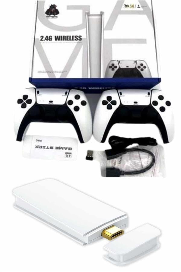 Game Stick 4K Retro Çift Kollu Atari Oyunlari +20000 Oyunlu Konsol Nostalji Game Stick 4K Retro Çift Kollu Atari Oyunlari +20000 Oyunlu Konsol Nostalji