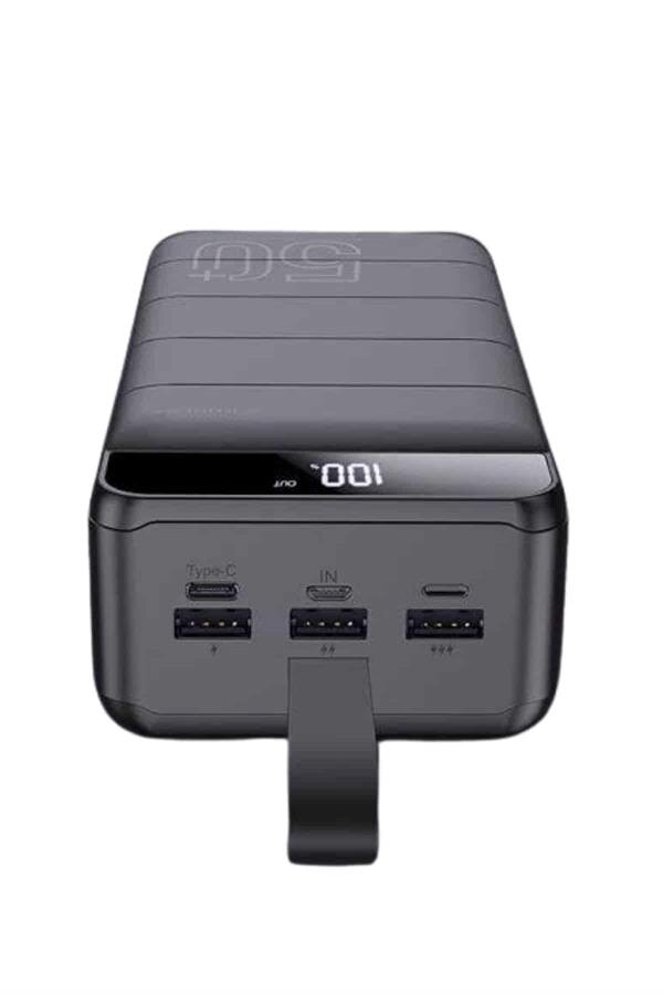 Powerbank Çoklu Şarj Girişi 50.000 Mah Taşınabilir Dijital Göstergeli Powerbank Çoklu Şarj Girişi 50.000 Mah Taşınabilir Dijital Göstergeli