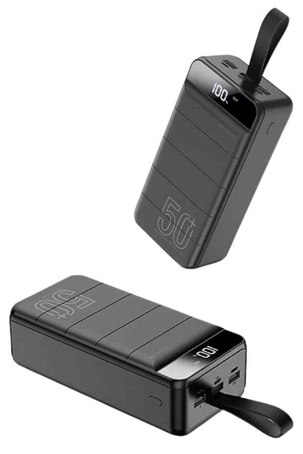 Taşınabilir Powerbank 50.000 mAh 4 Girişli Hızlı Şarj Led Göstergeli Fenerli Şarj Taşınabilir Powerbank 50.000 mAh 4 Girişli Hızlı Şarj Led Göstergeli Fenerli Şarj