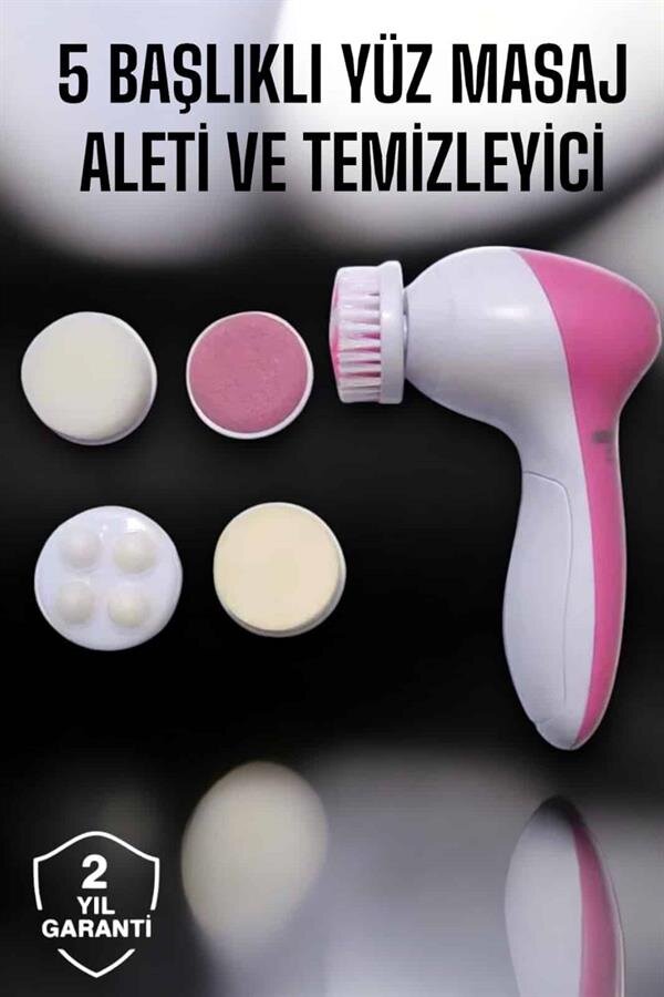 5 Fonksiyonlu Kablosuz Yüz Temizleme Cihazı ile Derinlemesine Cilt Bakımı 5 Fonksiyonlu Kablosuz Yüz Temizleme Cihazı ile Derinlemesine Cilt Bakımı