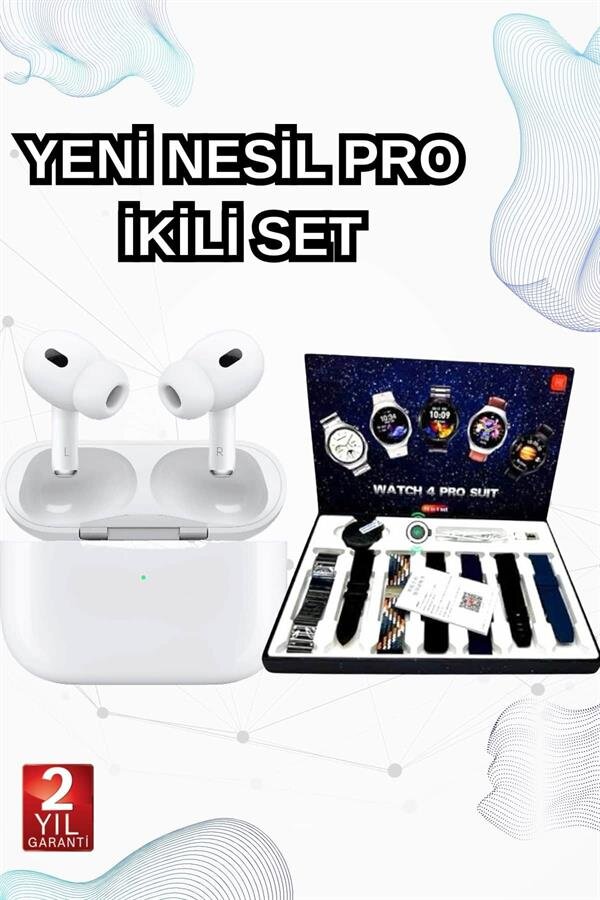 2025 Model Akıllı Saat ve Yeni Nesil Pro Bluetooth Kulaklık ANC Özelliği 2025 Model Akıllı Saat ve Yeni Nesil Pro Bluetooth Kulaklık ANC Özelliği