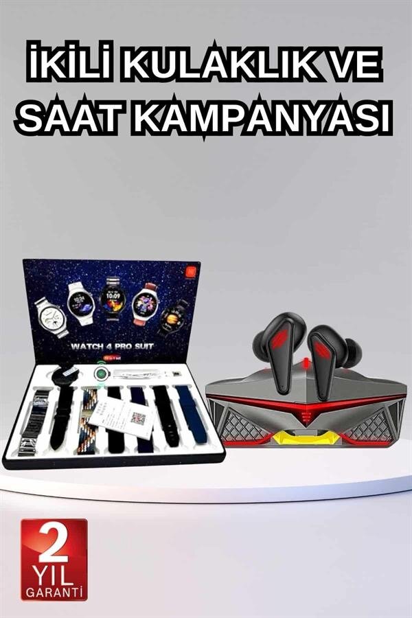 Gamer Oyuncu Seti Bluetooth Kulaklık Ucuz Kaliteli Yeni Nesil Akıllı Saat Gamer Oyuncu Seti Bluetooth Kulaklık Ucuz Kaliteli Yeni Nesil Akıllı Saat