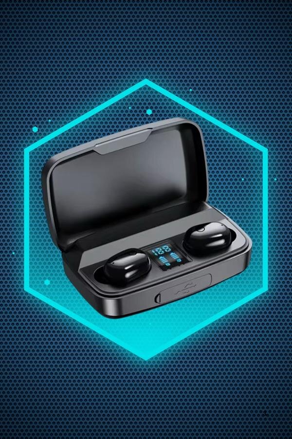 Dijital Göstergeli Bluetooth Kulaklık Kablosuz TWS Stereo Bluetooth 5.0 Dijital Göstergeli Bluetooth Kulaklık Kablosuz TWS Stereo Bluetooth 5.0