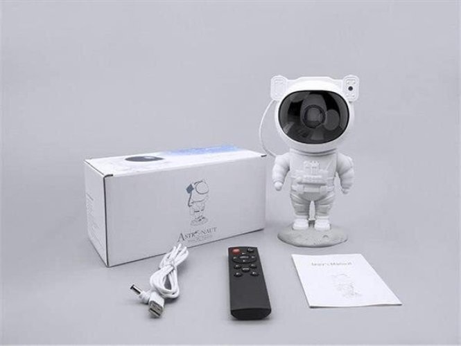 Çocuklara Özel Projeksiyon Astronot Lamba Speaker Sevimli