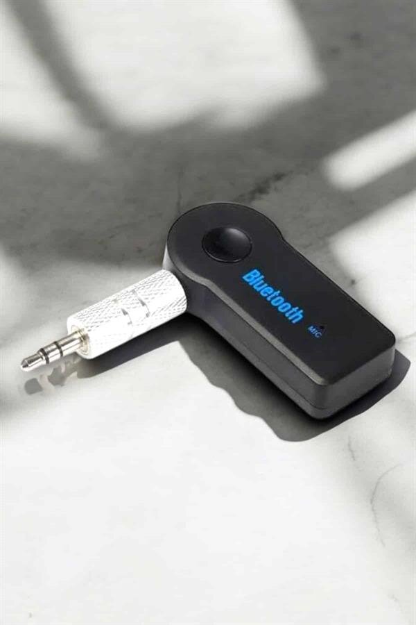 Kablosuz Bluetooth Aux Araç Kiti Siyah Hafıza Kartlı Kablosuz Bluetooth Aux Araç Kiti Siyah Hafıza Kartlı