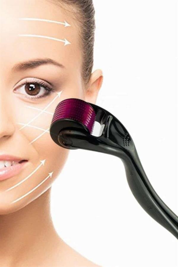 Derma Roller Titanyum Uçlu 540 İğneli 1 Mm Saç Sakal Çıkarma Ve Cilt Bakım Masaj Aleti Derma Roller Titanyum Uçlu 540 İğneli 1 Mm Saç Sakal Çıkarma Ve Cilt Bakım Masaj Aleti