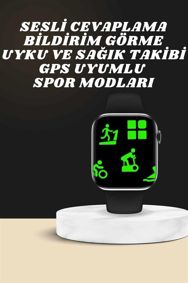 Akıllı Saat Wireless Şarj Yüksek Çözünürlüklü Müzik Dinleme Sesli Cevaplama Akıllı Saat Wireless Şarj Yüksek Çözünürlüklü Müzik Dinleme Sesli Cevaplama