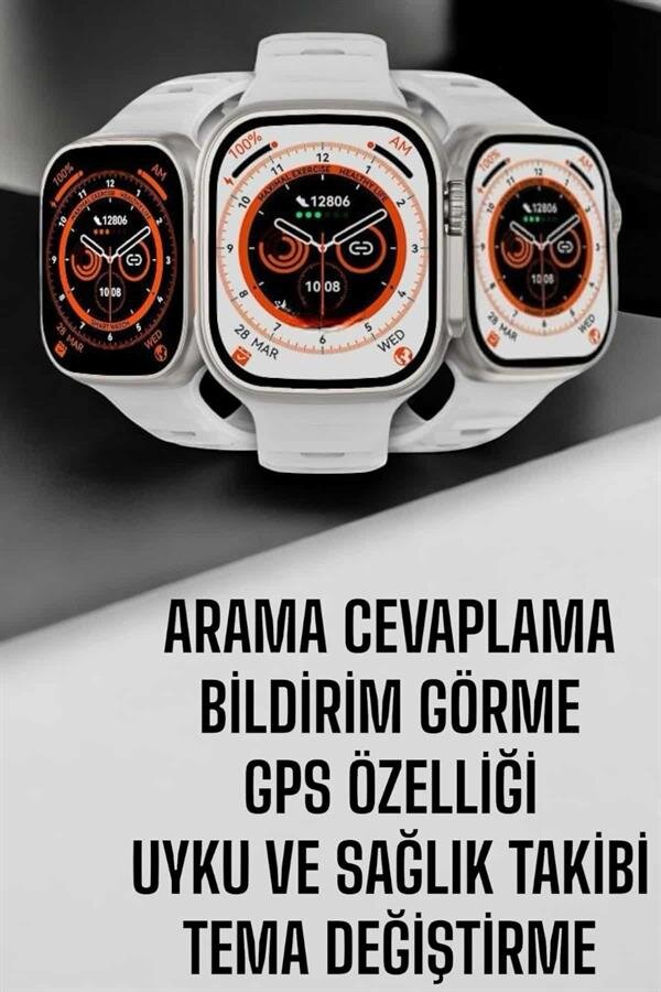 Akıllı Saat Nabız Ölçebilen Yeni Nesil GPS ve Adımsayar Özelliği Akıllı Saat Nabız Ölçebilen Yeni Nesil GPS ve Adımsayar Özelliği