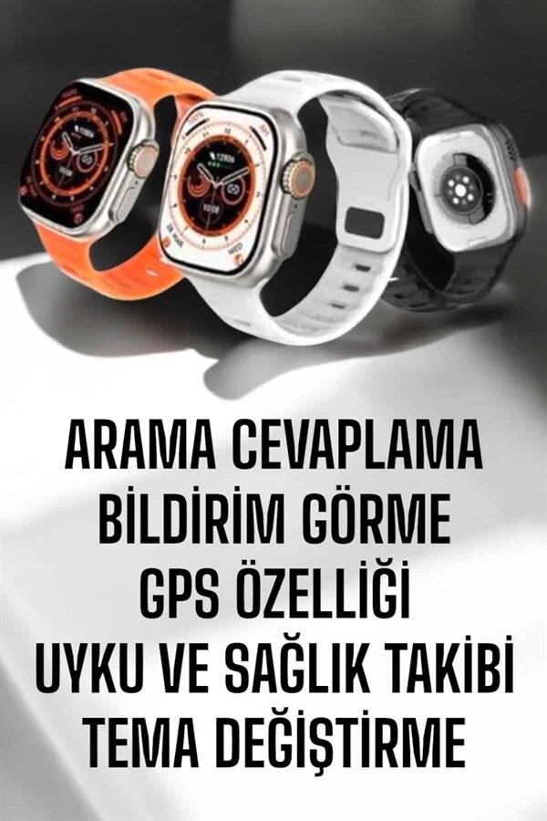 Yeni Nesil Akıllı Saat Adımsayar, GPS, Nabız Ölçer, Uyku ve Sağlık Takibi Yeni Nesil Akıllı Saat Adımsayar, GPS, Nabız Ölçer, Uyku ve Sağlık Takibi