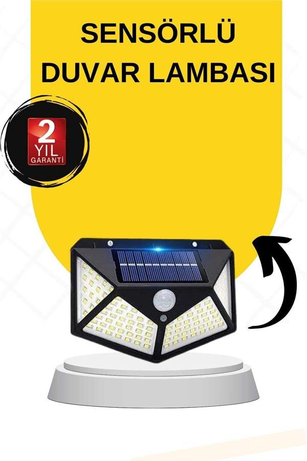 SENSÖRLÜ GÜNEŞ ENERJİLİ DUVAR LAMBASI SENSÖRLÜ GÜNEŞ ENERJİLİ DUVAR LAMBASI