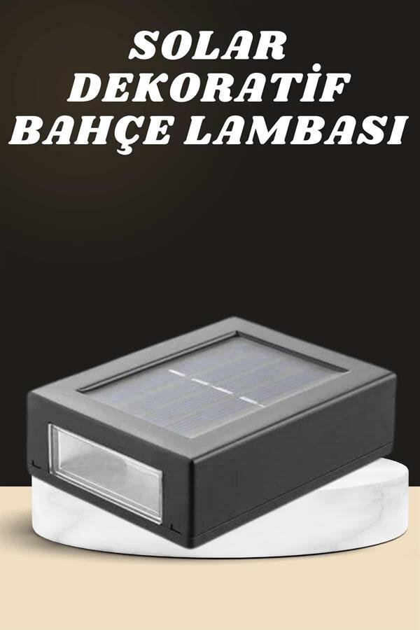 Dekoratif Duvar Lambası Solar Güneş Enerjili Bahçe Aydınlatması Dekoratif Duvar Lambası Solar Güneş Enerjili Bahçe Aydınlatması