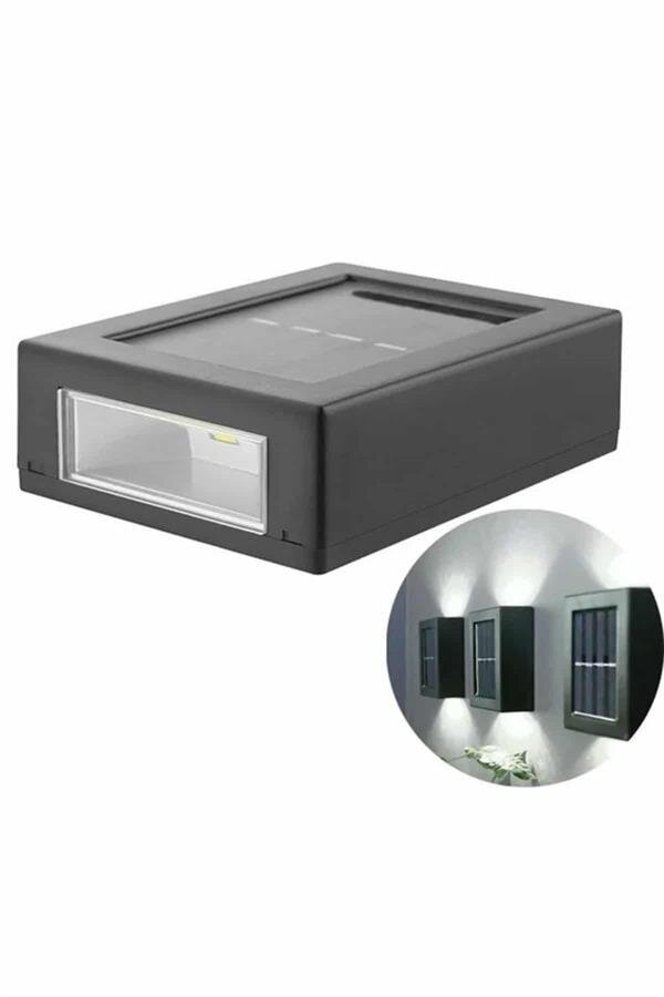 Dekoratif Duvar Lambası Solar Güneş Enerjili Bahçe Aydınlatması Dekoratif Duvar Lambası Solar Güneş Enerjili Bahçe Aydınlatması