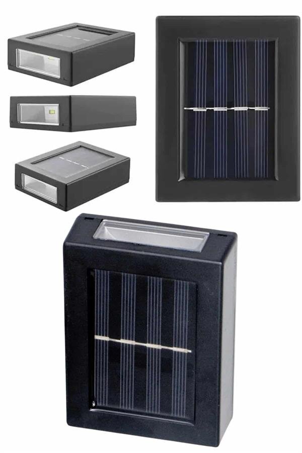 Solar Lamba Dekoratif Aplik Su Geçirmez Led Işıklı Duvar Lambası