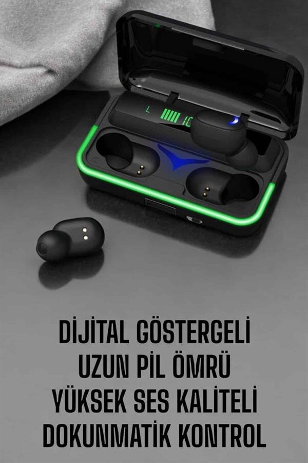 Android Ve İOS Uyumlu Bluetooth Bağlantılı Powerbankli Kulaklık Android Ve İOS Uyumlu Bluetooth Bağlantılı Powerbankli Kulaklık