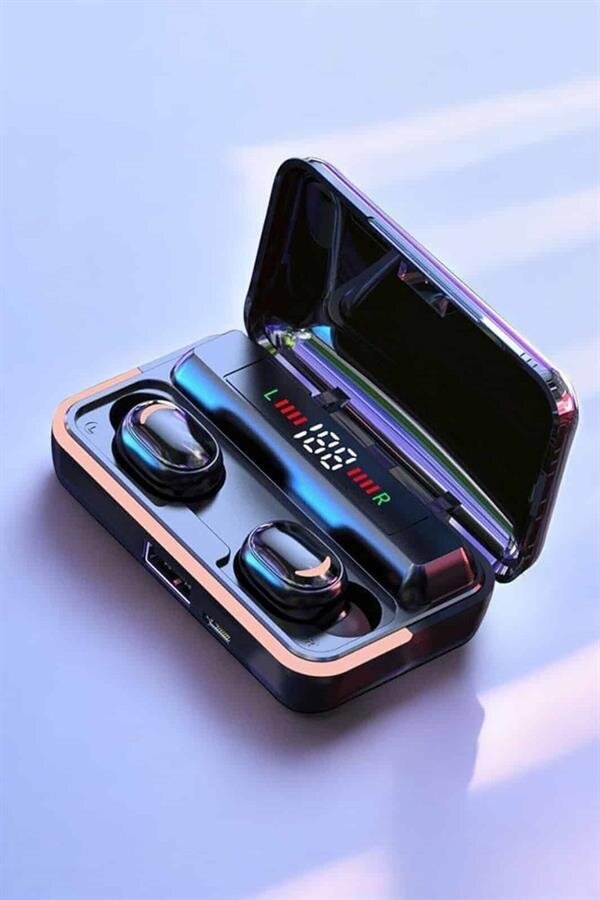 Android Ve İOS Uyumlu Bluetooth Bağlantılı Powerbankli Kulaklık Android Ve İOS Uyumlu Bluetooth Bağlantılı Powerbankli Kulaklık