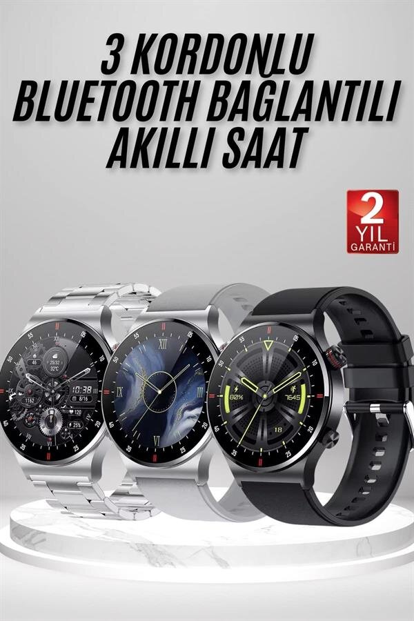 Akıllı Saat Amoled Ekran Bluetooth Bağlantılı Sesli Görüşme Nabız Ölçer Akıllı Saat Amoled Ekran Bluetooth Bağlantılı Sesli Görüşme Nabız Ölçer