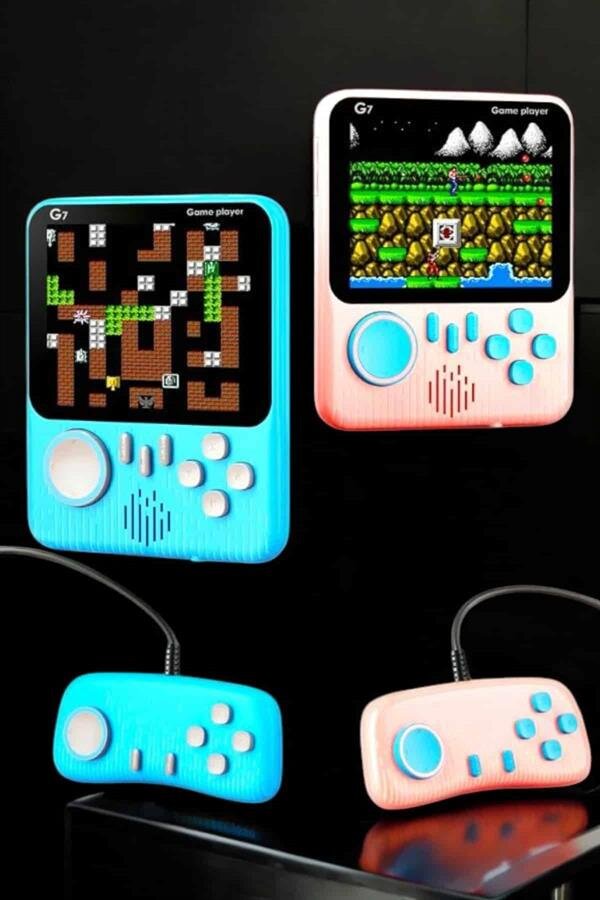 El Atarisi 3.5 inç Ekran Çift Konsol 666 Adet Retro Oyun Gamepad El Atarisi 3.5 inç Ekran Çift Konsol 666 Adet Retro Oyun Gamepad