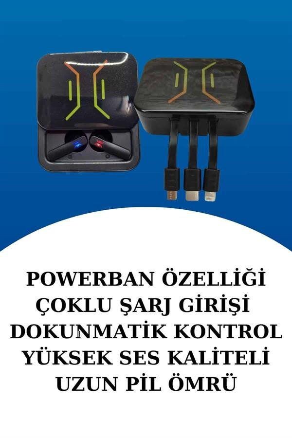 Wireless Şarjlı Akıllı Saat ve Dijital Göstergeli Kablosuz Bluetooth Kulaklık Nabız Ölçer Wireless Şarjlı Akıllı Saat ve Dijital Göstergeli Kablosuz Bluetooth Kulaklık Nabız Ölçer