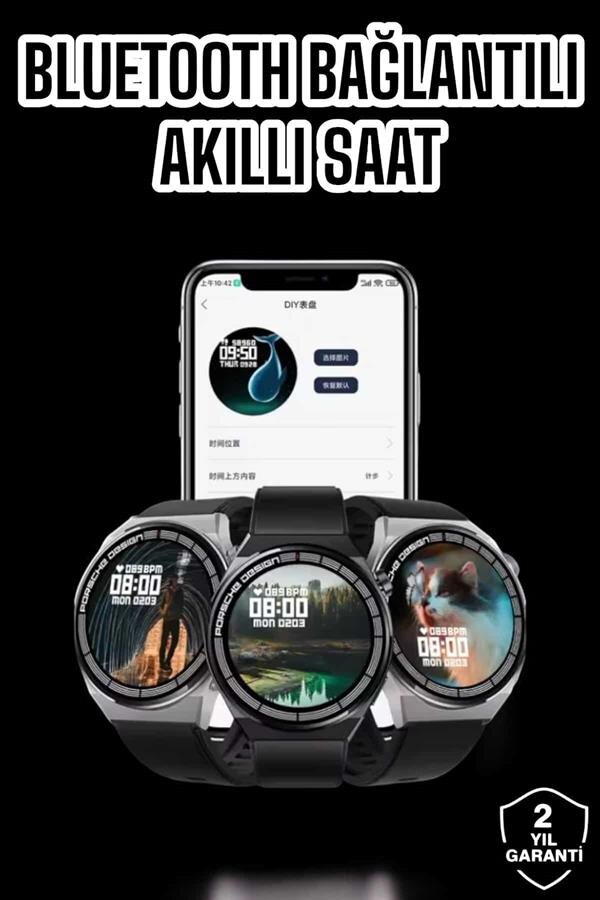Akıllı Saat GPS VE NFC Özelliği Sesli Görüşme Dokunmstik Ekran Akıllı Saat GPS VE NFC Özelliği Sesli Görüşme Dokunmstik Ekran