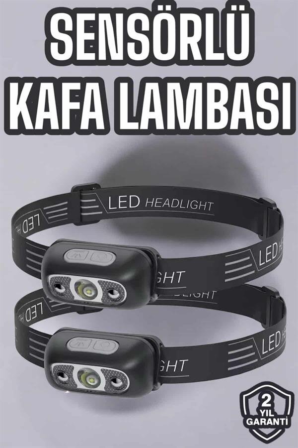 Kafa Lambası Kamp Lambası Led Işık Şarjlı Ayarlanabilir Kafa Lambası Kamp Lambası Led Işık Şarjlı Ayarlanabilir