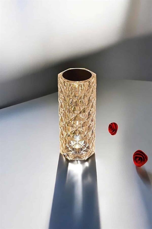 Kristal Dokunmatik Ve Kumandalı Masa Ve Gece lambası Kristal Dokunmatik Ve Kumandalı Masa Ve Gece lambası