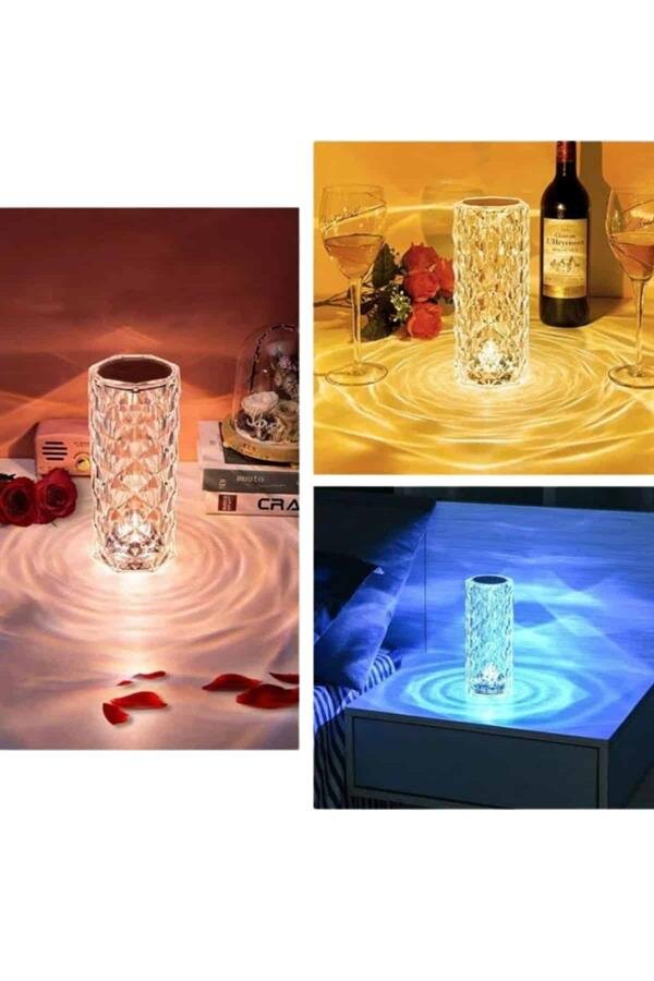 Sevgililer Günü İçin Hediye Kristal Lamba Sevgiliye Hediye USB Şarjlı Gece Lambası Sevgililer Günü İçin Hediye Kristal Lamba Sevgiliye Hediye USB Şarjlı Gece Lambası