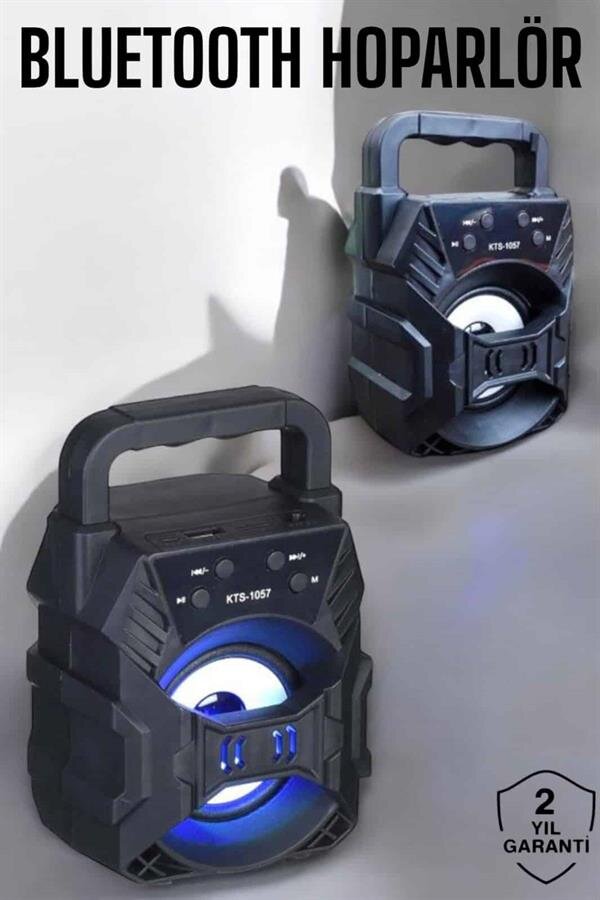 Taşınabilir Bluetooth Hoparlör Led Işıklı Uzun Pil Ömrü Taşınabilir Bluetooth Hoparlör Led Işıklı Uzun Pil Ömrü