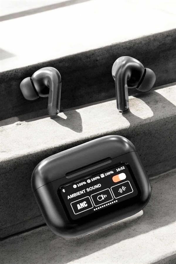 Kablosuz Bluetooth Kulaklık Ekranlı Uzun Şarj Süreli ANC Destekli Kablosuz Bluetooth Kulaklık Ekranlı Uzun Şarj Süreli ANC Destekli