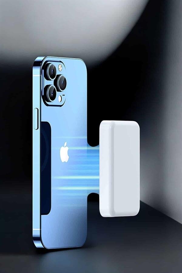 5000 Mah İOS Uyumlu Magsafe Kablosuz Şarj Hızlı Şarj Desteği 5000 Mah İOS Uyumlu Magsafe Kablosuz Şarj Hızlı Şarj Desteği