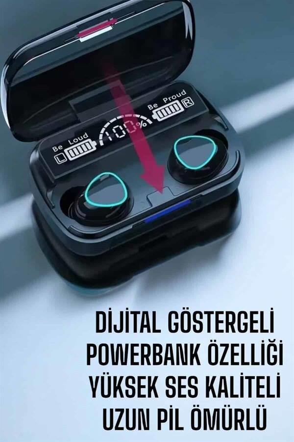 Bluetooth Bağlantılı Suya Dayanıklı, Uzun Pil Ömürlü Kablosuz Kulaklık Bluetooth Bağlantılı Suya Dayanıklı, Uzun Pil Ömürlü Kablosuz Kulaklık
