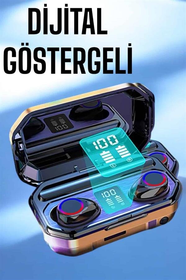 Dijital Göstergeli Bluetooth Bağlantılı Kulaklık Dokunmatik Kontrol Dijital Göstergeli Bluetooth Bağlantılı Kulaklık Dokunmatik Kontrol