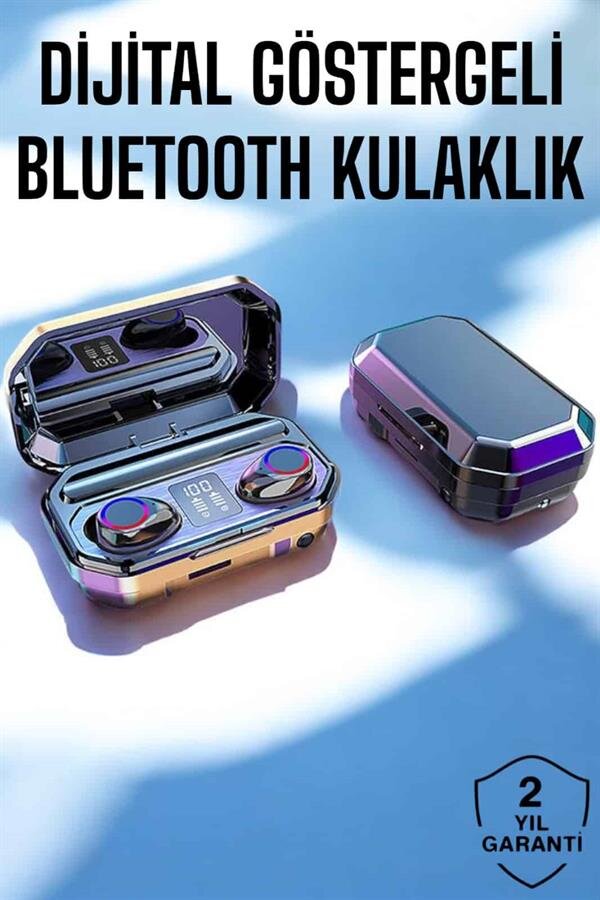 Dijital Göstergeli Bluetooth Bağlantılı Kulaklık Dokunmatik Kontrol Dijital Göstergeli Bluetooth Bağlantılı Kulaklık Dokunmatik Kontrol