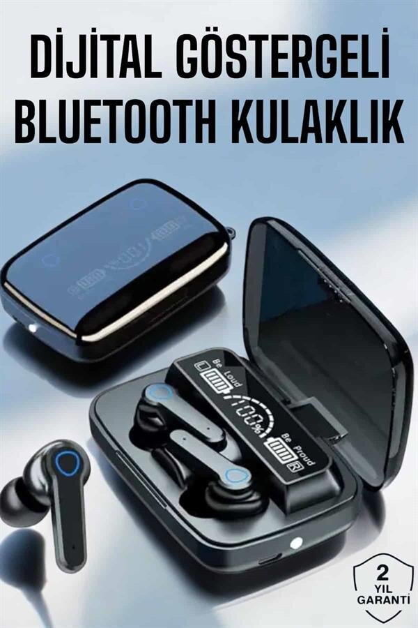 Bluetooth Kulaklık Dijital Göstergeli Kablosuz Uzun Pil Ömrü Bluetooth Kulaklık Dijital Göstergeli Kablosuz Uzun Pil Ömrü
