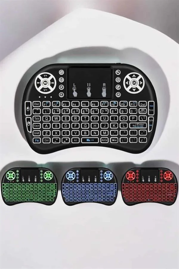 USB Bağlantılı Mini Q Klavye Işıklı Tüm Cihazlara Uyumlu USB Bağlantılı Mini Q Klavye Işıklı Tüm Cihazlara Uyumlu