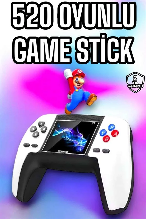 Game Stick 520 Oyunlu Retro Konsol Çocuklara Özel Game Stick 520 Oyunlu Retro Konsol Çocuklara Özel
