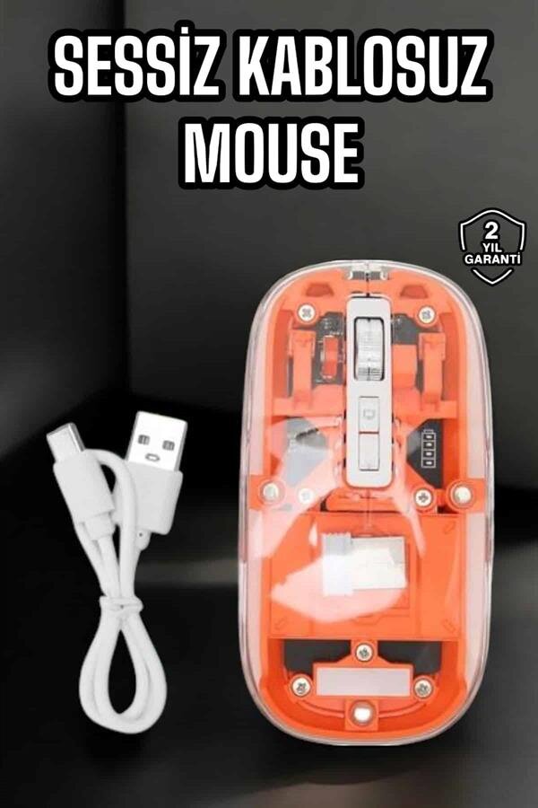 Kablosuz Mouse Fare 5.0 Bluetooth Bağlantılı USB Girişli Kablosuz Mouse Fare 5.0 Bluetooth Bağlantılı USB Girişli