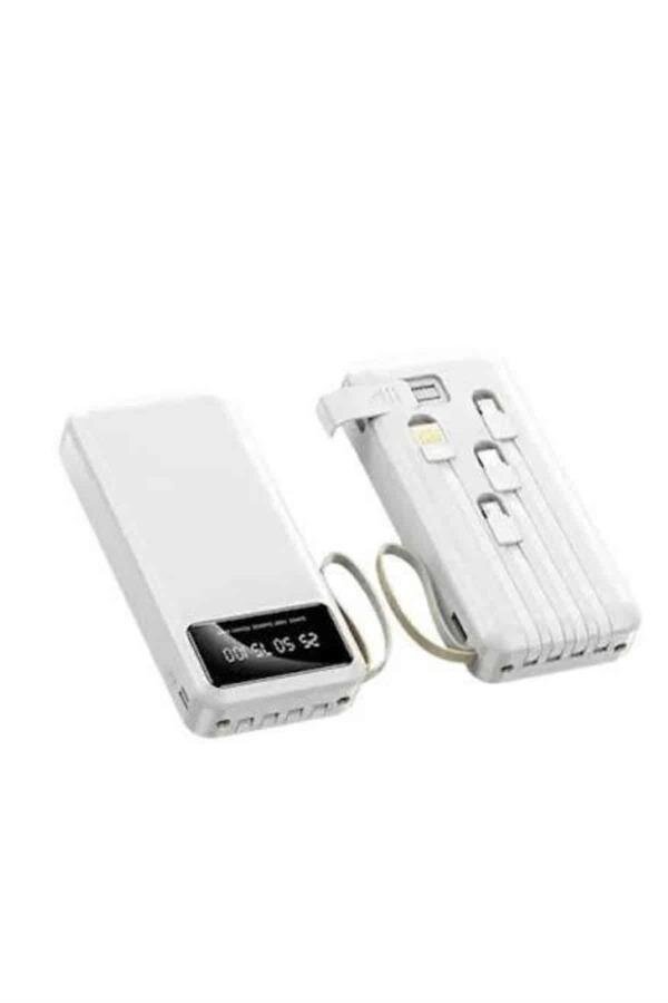 Powerbank Şarj Cihazı 4 Çıkışlı 20.000 MAH Powerbank Kompakt Yüksek Kapasiteli Hızlı Şarj Powerbank Şarj Cihazı 4 Çıkışlı 20.000 MAH Powerbank Kompakt Yüksek Kapasiteli Hızlı Şarj