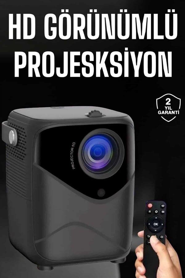 Yüksek HD Görünümlü Taşınabilir Projeksiyon Cihazı Yüksek HD Görünümlü Taşınabilir Projeksiyon Cihazı