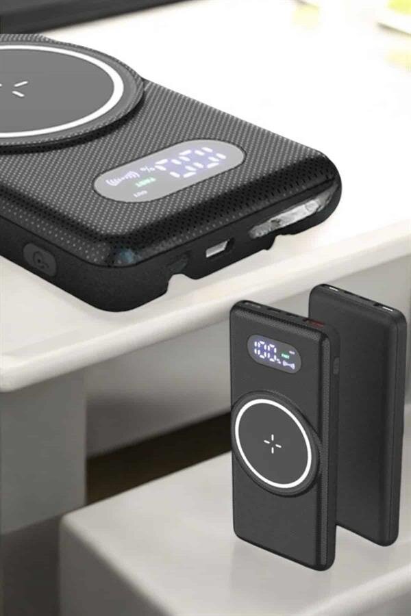 Powerbank Taşınabilir 10.000 Mah Hızlı Şarj Dijital Göstergeli Powerbank Taşınabilir 10.000 Mah Hızlı Şarj Dijital Göstergeli